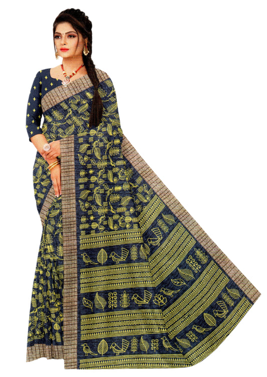 Elegant Tusser Silk Saree