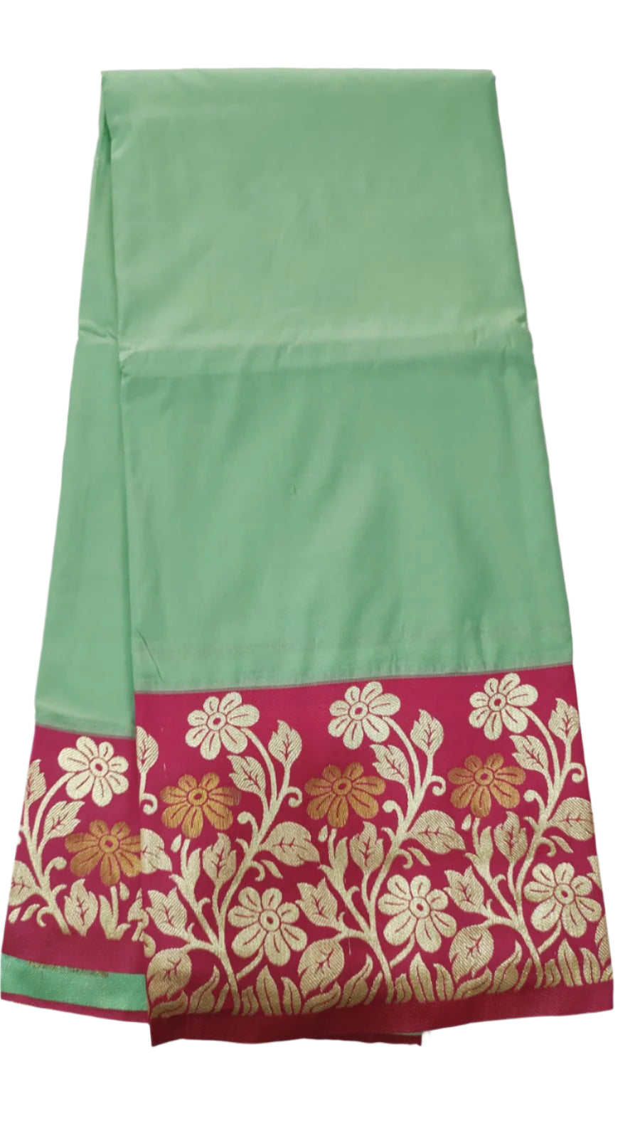 Stylish Flower Katan Silk Saree