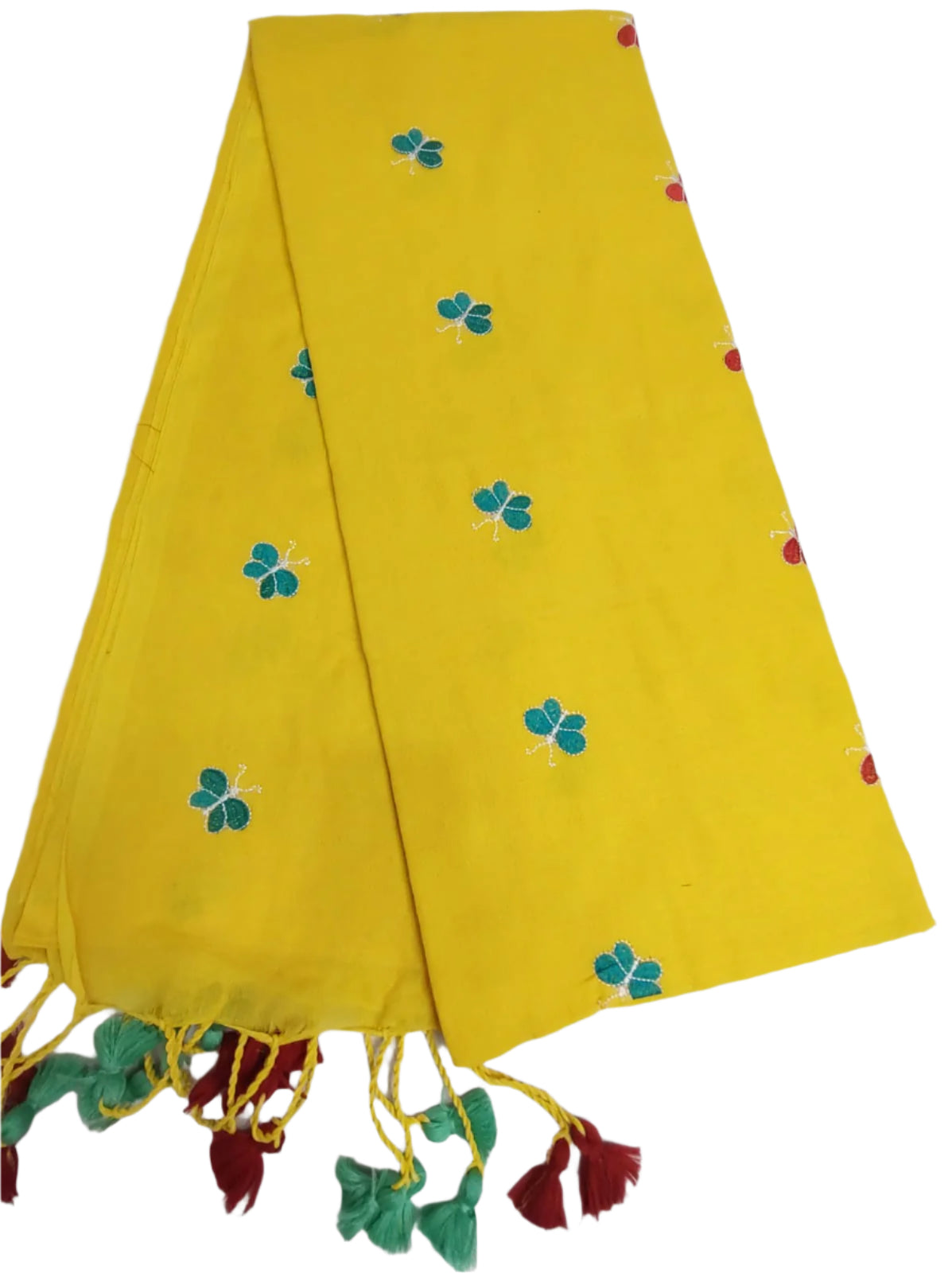 Exclusive Cotton Embroidery Saree