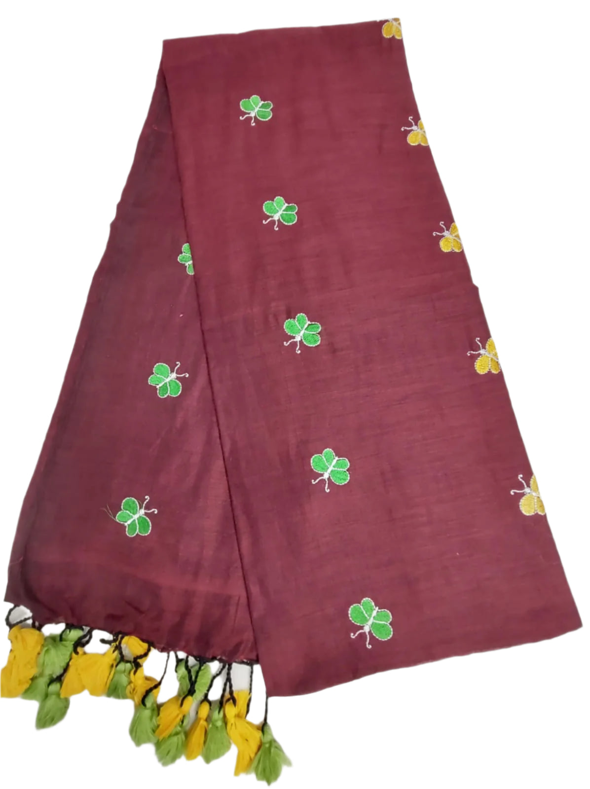 Exclusive Cotton Embroidery Saree