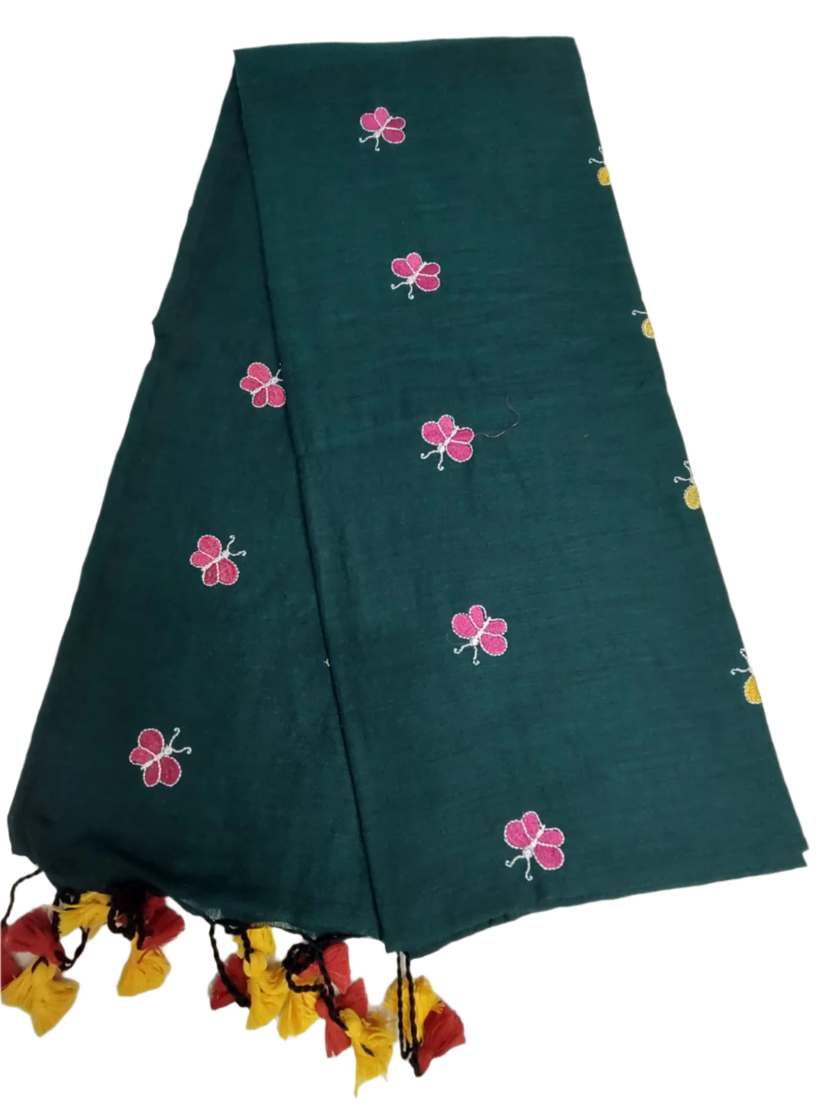 Exclusive Cotton Embroidery Saree