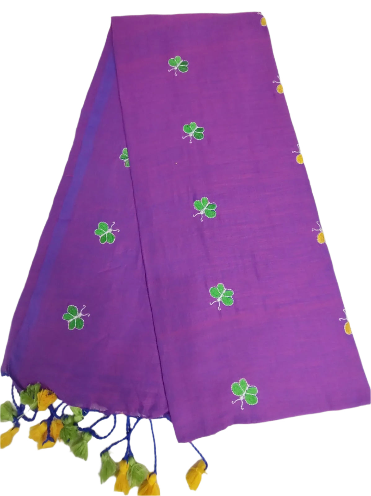 Exclusive Cotton Embroidery Saree