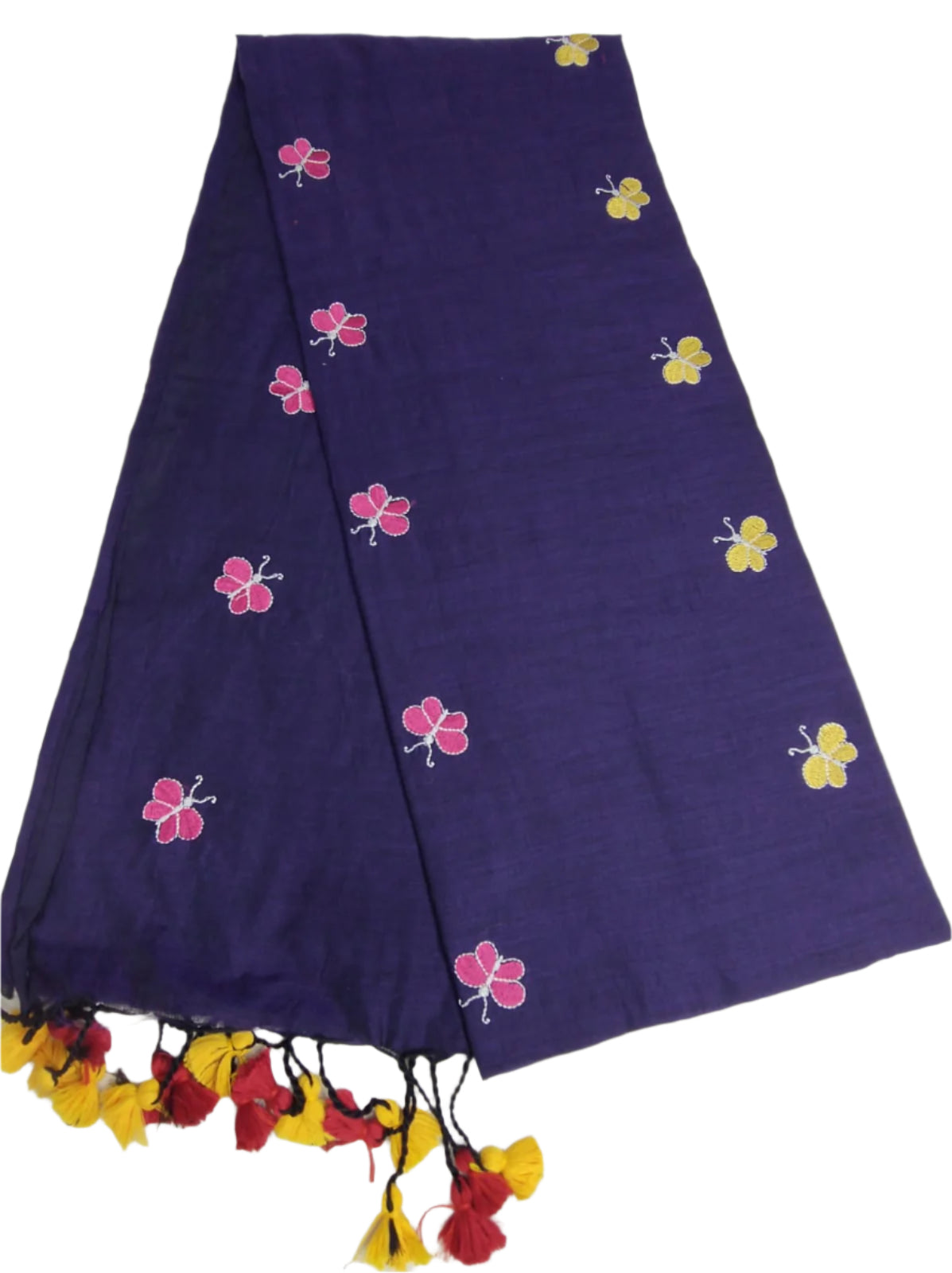 Exclusive Cotton Embroidery Saree