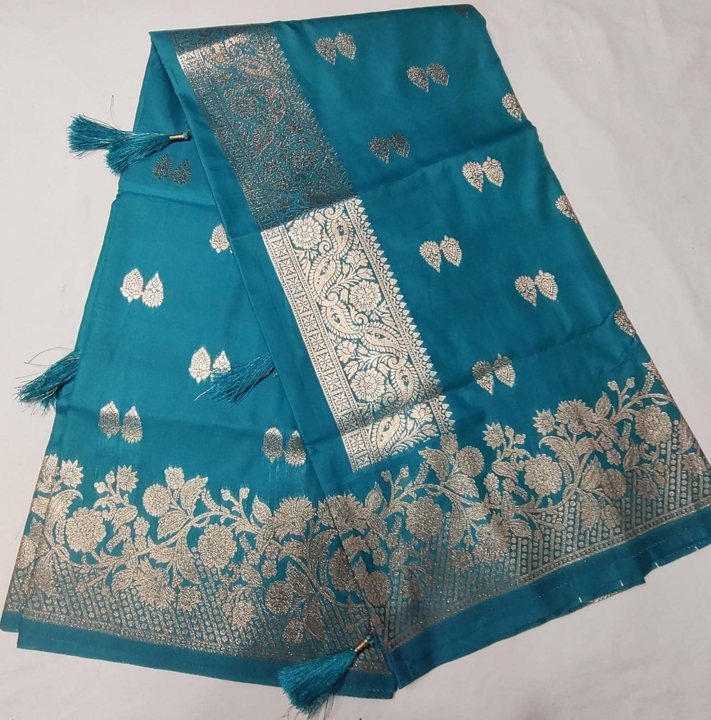 Premium Dual Tone  Katan Silk Saree