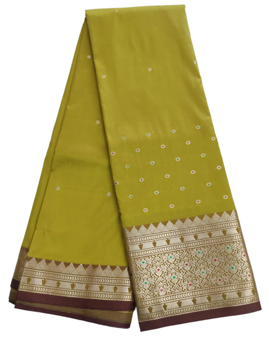 Meenakari Katan Silk Saree