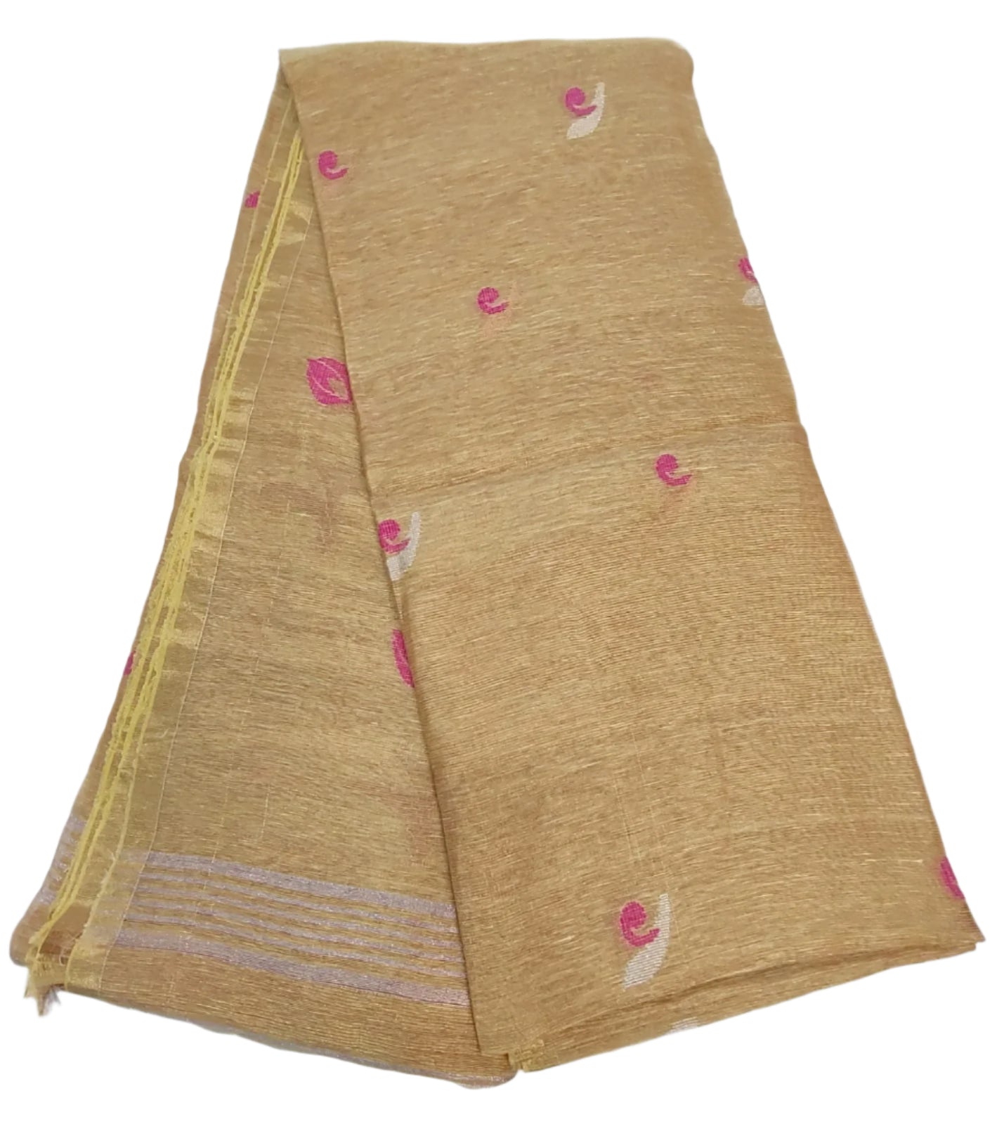 Rich looking silk linen handloom