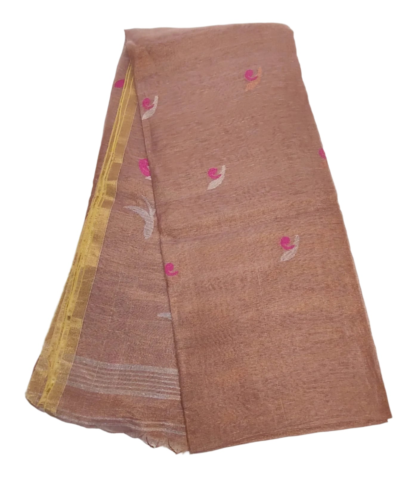 Rich looking silk linen handloom