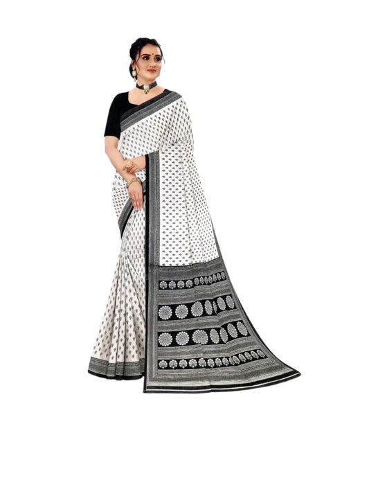 Elegant Tusser Silk Saree