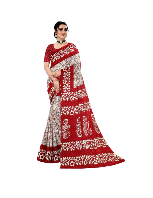 Pure Tusser Silk Saree